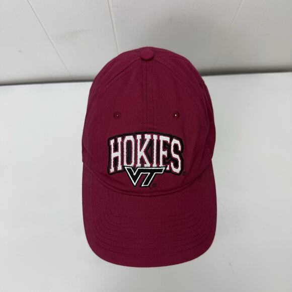 Virginia Tech Hokies Hat Cap Maroon Strapback Adjustable NCAA Embroidered VT - Picture 7 of 10